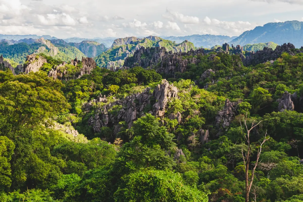 The Rock Viewpoint at Phou Pha Marn