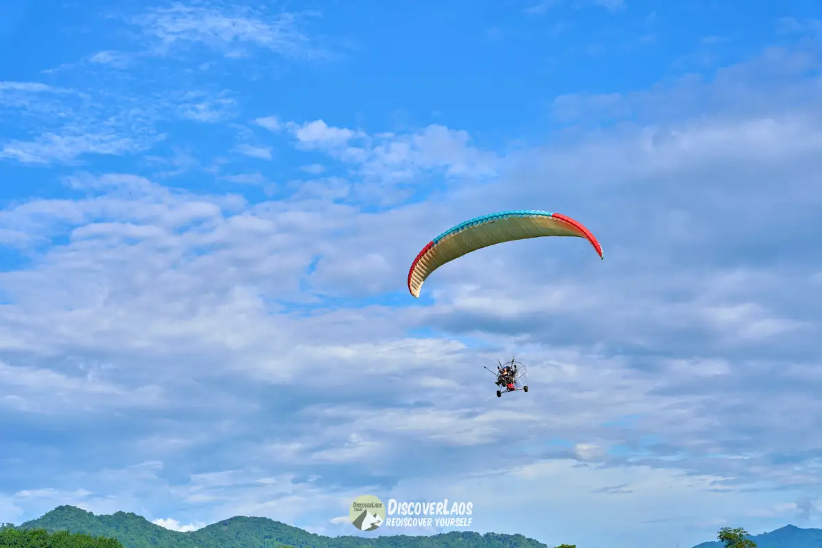 Paramotor Ride in Vang Vieng
