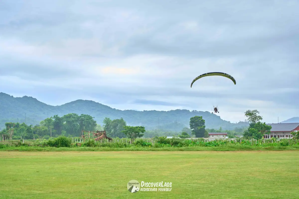 Paramotor Ride in Vang Vieng