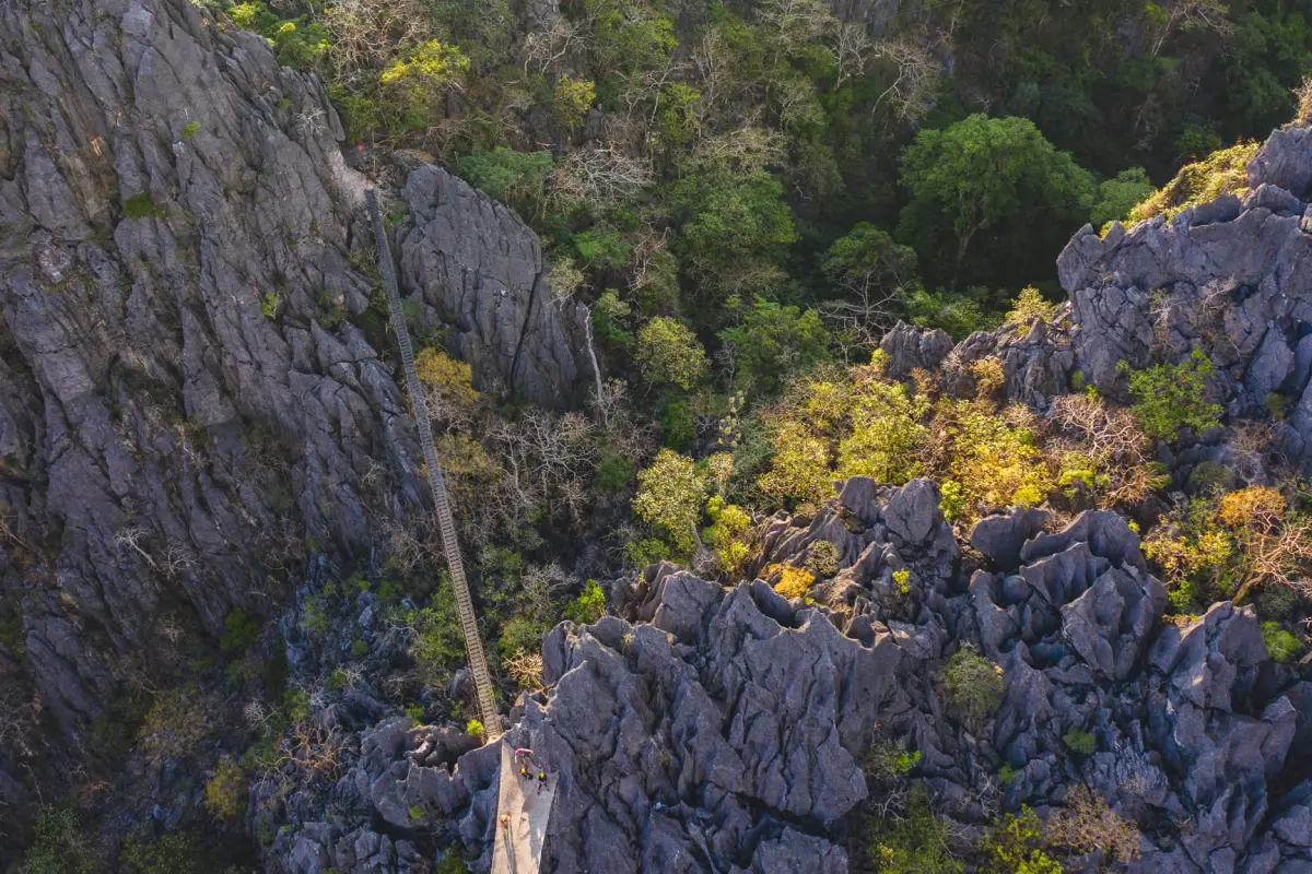 The Rock Viewpoint at Phou Pha Marn