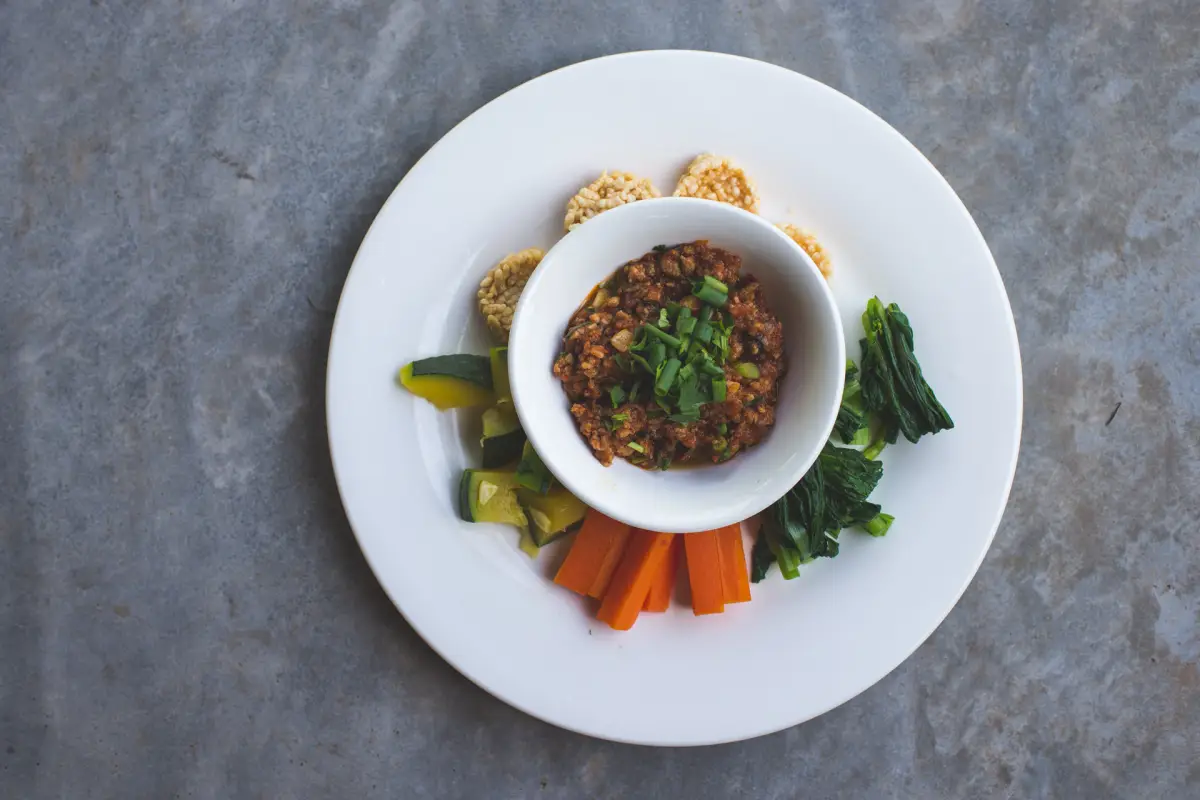 Food menu in Pha Tad Ke, Luangprabang