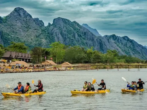 Full-Day Thrills and Chills: Kayak, Tube, Zipline, and Relax at Blue Lagoon 1