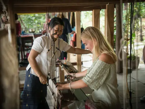 Half-day Silk Weaving Experience in Luang Prabang