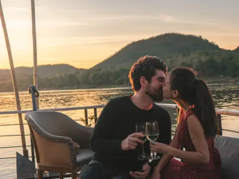 Luxury Sunset Cruise with Canapés On Mekong River