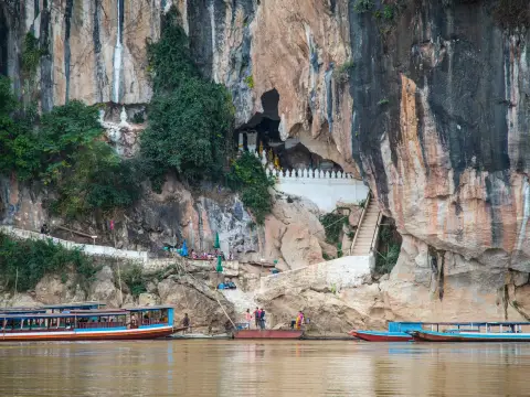 Entrance to the Pak Ou Cave