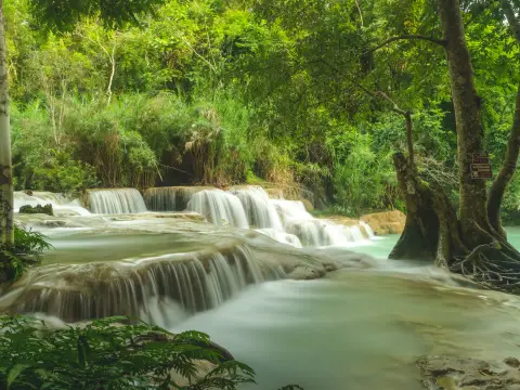 Kuang Si Waterfall and “The View” Insight