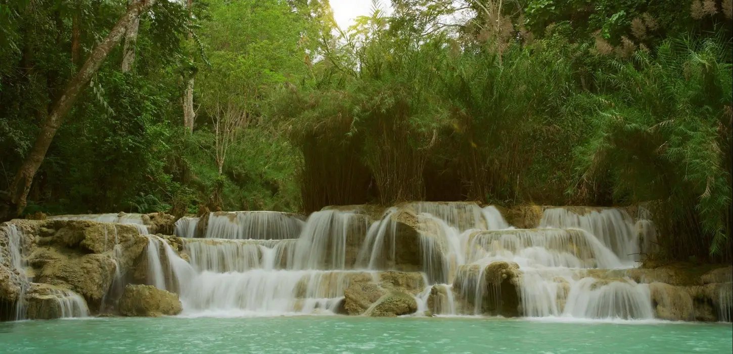 2 Day Mountain Biking & Trekking to Kuang Si Waterfall