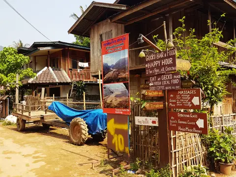 1-Day Adventure: Boat Ride, Muang Ngoi, Cave Exploration & Trekking to Ban Na