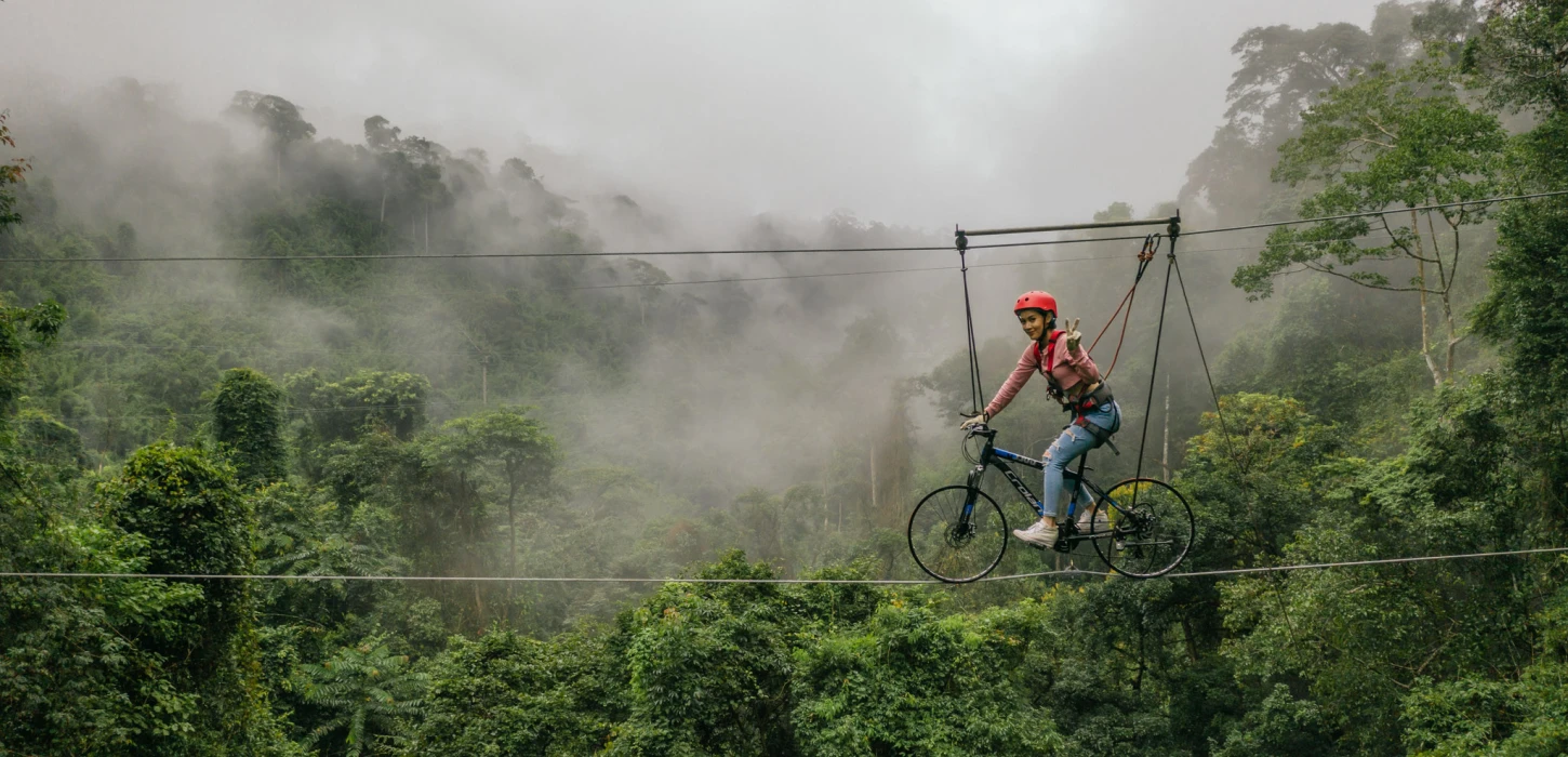 Tree Top Experience at Nam Pien Yorla Pa at Nam Pien Yorlapa
