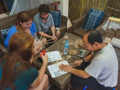 Khmu Bamboo Weaving