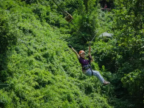 Half-Day Ziplining in Vang Vieng