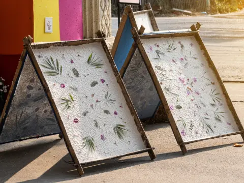 Full-Day Natural Saa Paper Making Experience