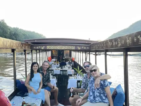 Evening Elegance: Sunset Dinner Cruise on the Mekong River