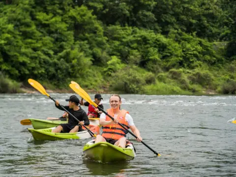 Namkhan River Tubing Or Kayaking