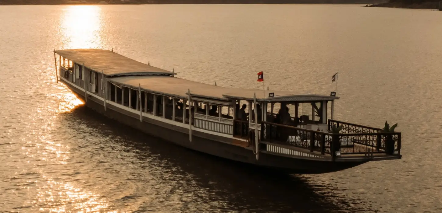 Luang Prabang Sunset Cruise with Dinner on the Mekong River