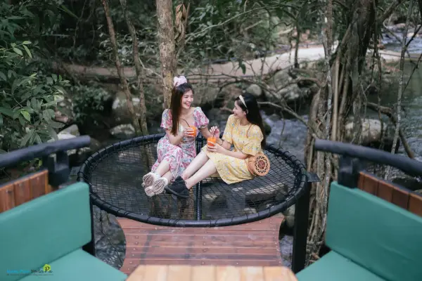 ทัวร์สวนน้ำ - สะพานตาข่าย - โซนถ่ายรูป